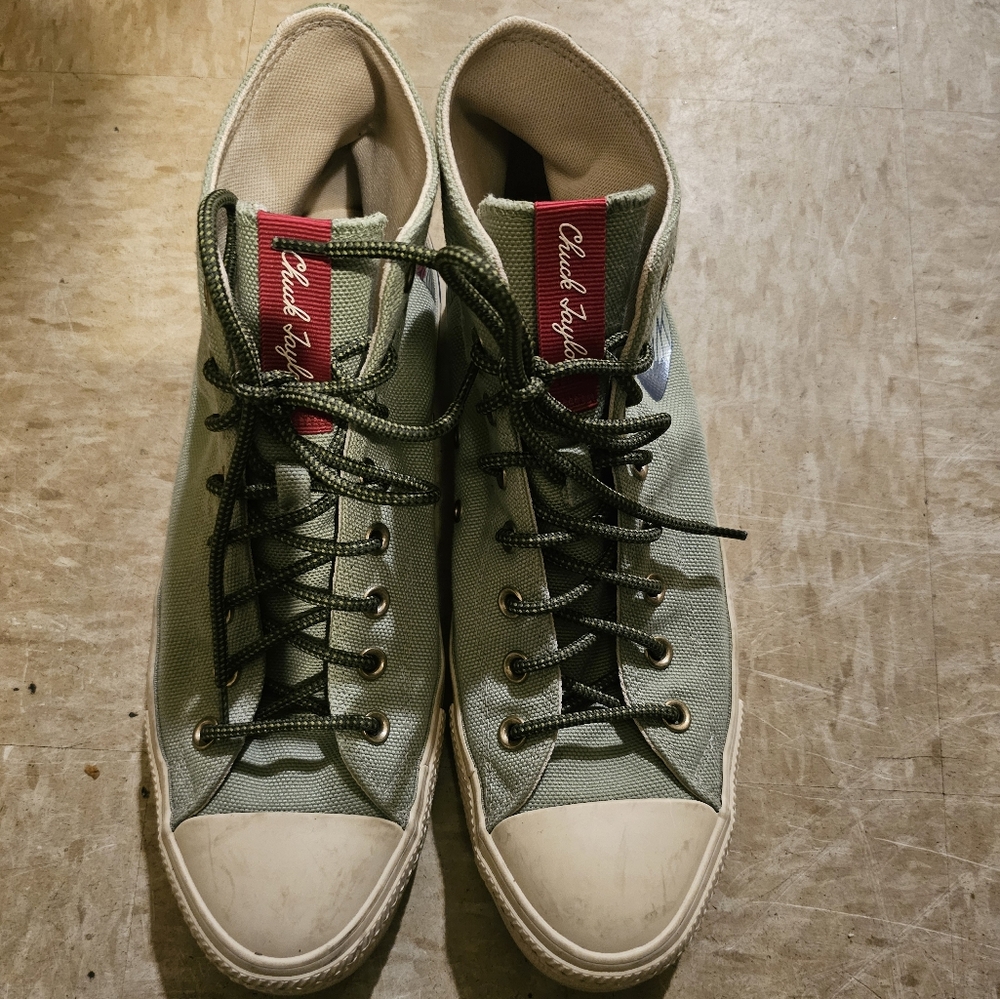 Men's Green High-Top Sneakers